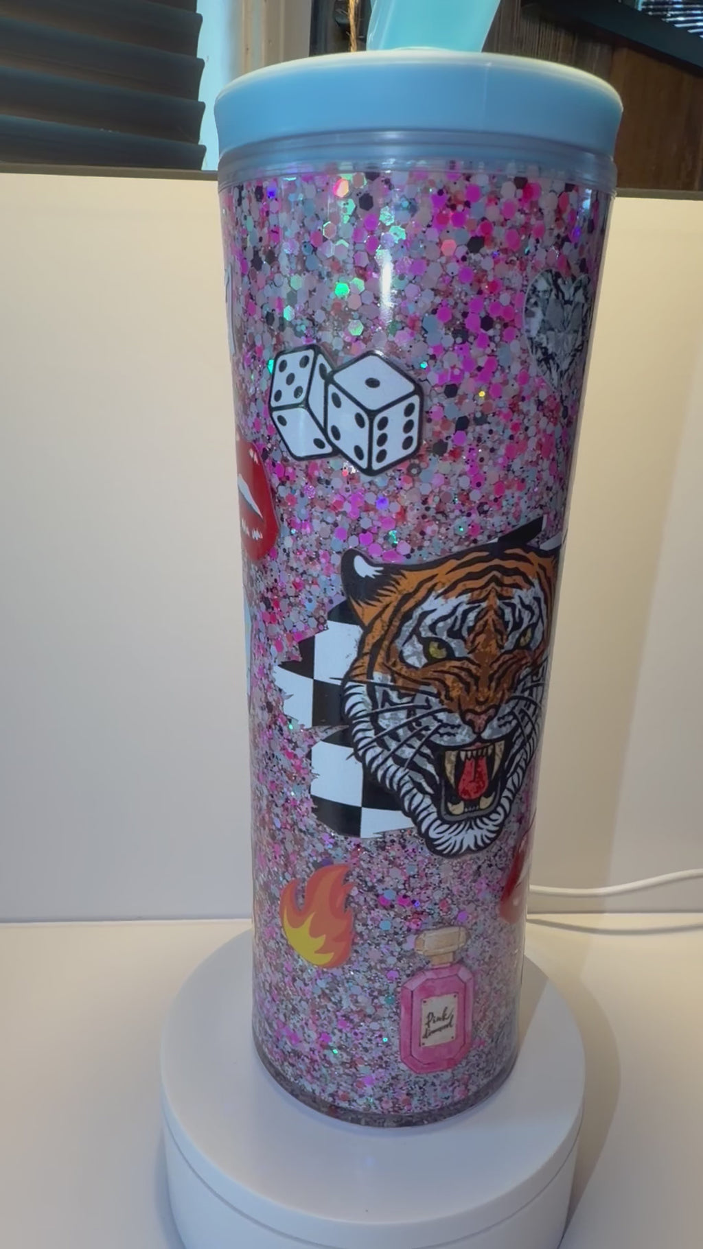 Tiger- frozen glitter